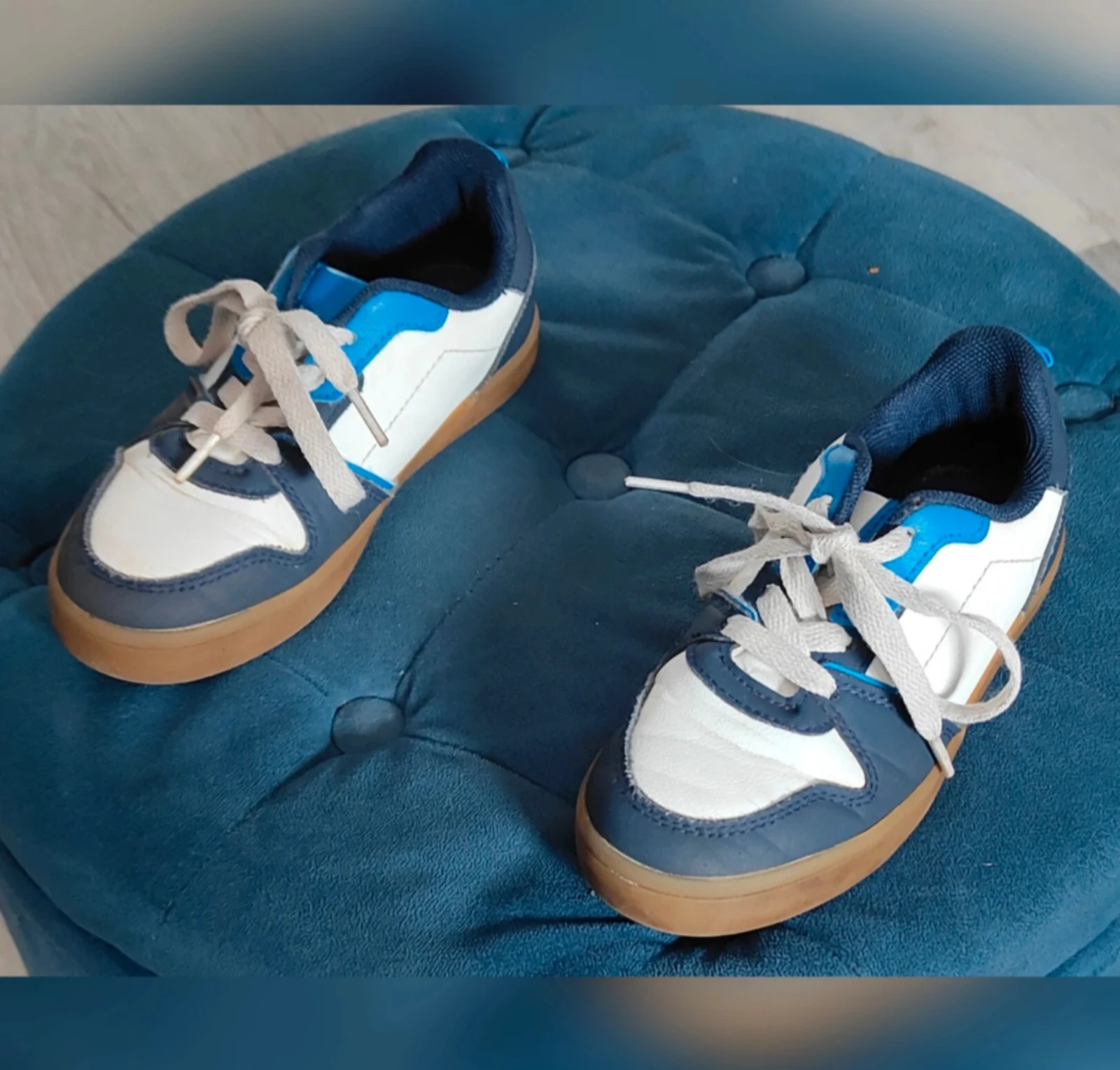 Blauw witte kinder Sneakers Primark maat 29